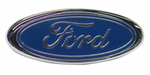 1983-1986 Mustang Front Grille Ford Oval Emblem, LX & GT; 1987-1993 GT