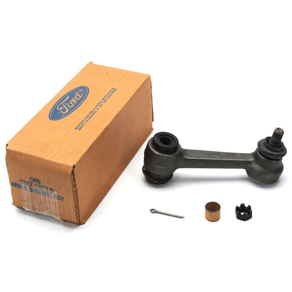 1965-1966 Mustang Steering Idler Arm, 8 cyl, P/S, Ford NOS, requires 3351 bracket and 34033 nut