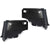 1967-1968 Mustang Fastback Interior Quarter Trim Panels, RH & LH, w/lamp assembly & housing