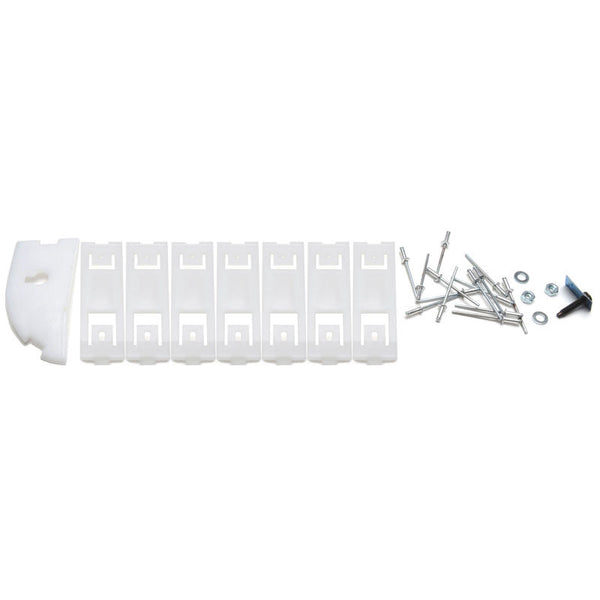 1967-1968 Mustang Rocker Panel Molding Hardware Kit, LH