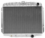 1967-1968 Mustang Radiator, Aluminum, V8 (Small Block), 24 inches, RH, Lower Hose, HiPo