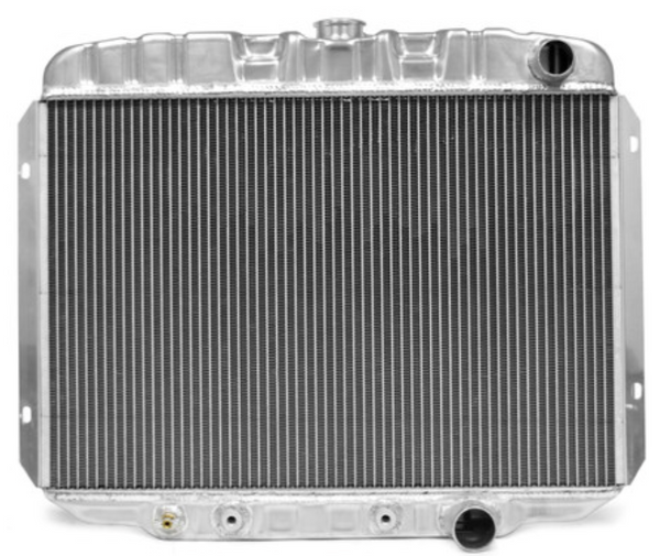 1967-1968 Mustang Radiator, Aluminum, V8 (Small Block), 24 inches, RH, Lower Hose, HiPo