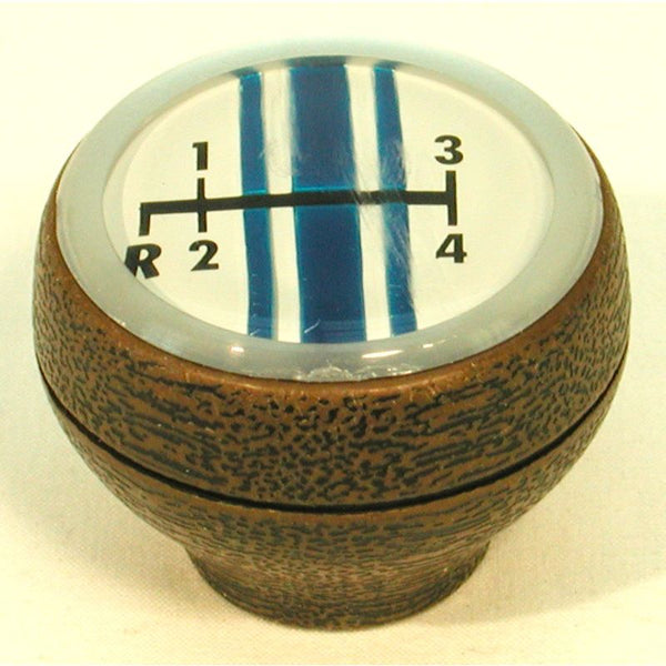 1968-1969 Mustang Transmission Gear Shift Lever Knob, Woodgrain