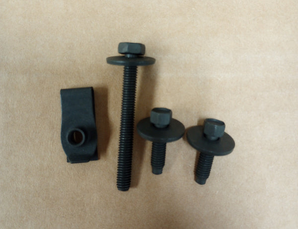 1987-1993 Mustang Battery Tray Mounting Kit, 4 pcs