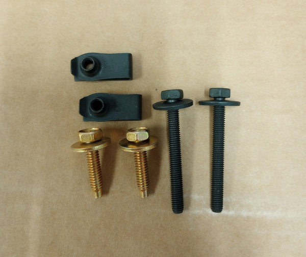 1979-1986 Mustang Battery Tray Mounting Kit, 6 pcs