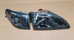 1994-1998 Mustang Headlight Kit, Smoke, RH & LH, 4 pcs