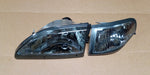 1994-1998 Mustang Headlight Kit, Smoke, RH & LH, 4 pcs