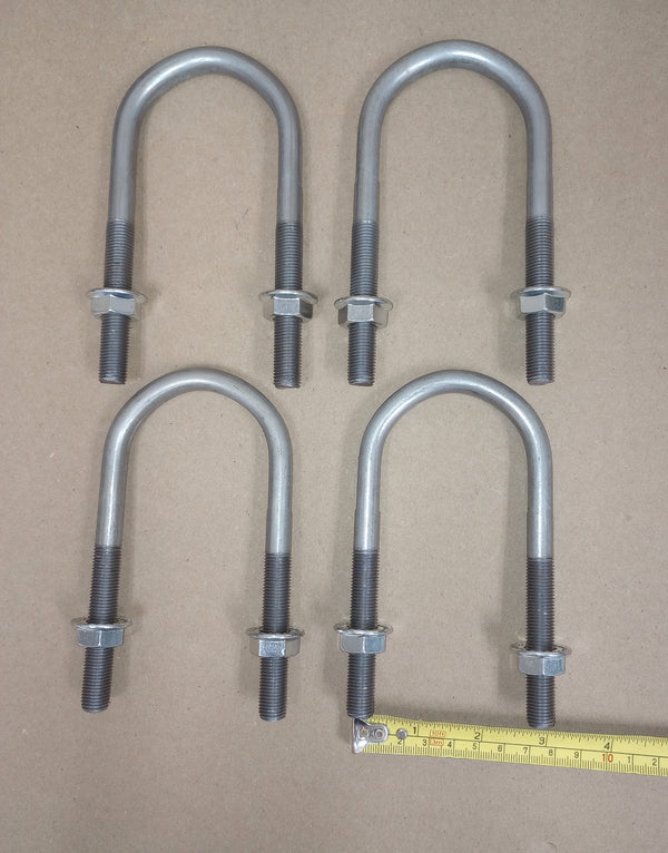 1965-1966 Mustang Rear Leaf Spring U-Bolt Kit - Economy