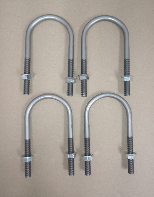 1967 - 1973 Mustang Rear Leaf Spring U-Bolt Kit Small Block