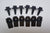 1973 Mustang Bumper Bolt Kit, Front, 12 pcs