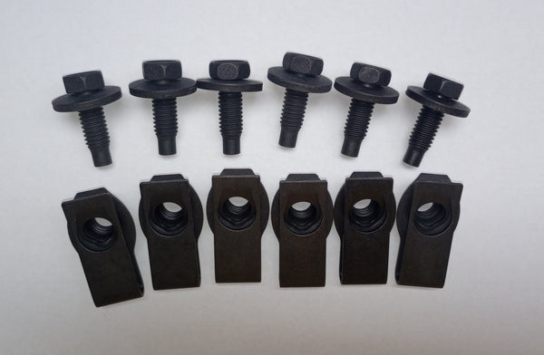 1973 Mustang Bumper Bolt Kit, Front, 12 pcs