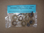 1967-1968 Mustang Dash Trim Hardware Kit, Hex Flange Palnut