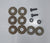 1967-1968 Mustang Dash Trim Hardware Kit, Hex Flange Palnut