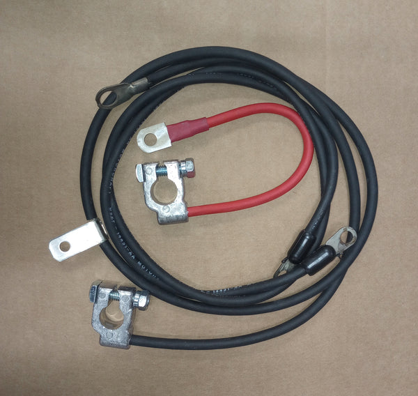 1972-1973 Mustang Battery & Starter Cables Kit, V8, Standard