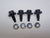 1973 Mustang Bumper Bolt Kit, Rear, with Bumper Guard, 8 pcs