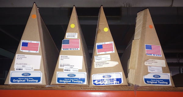 1965 Mustang Dash Pad, Ford Tooling