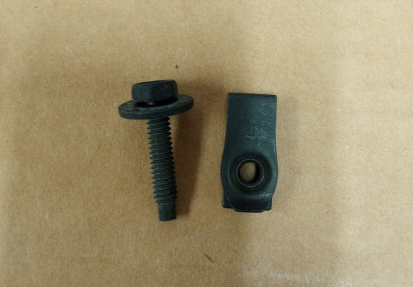 1979-1985 Mustang Battery Hold Down Bolt & Nut Set, 2 pcs