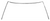 1971-1973 Mustang Outside Windshield Molding Kit, Coupe, 2 pcs
