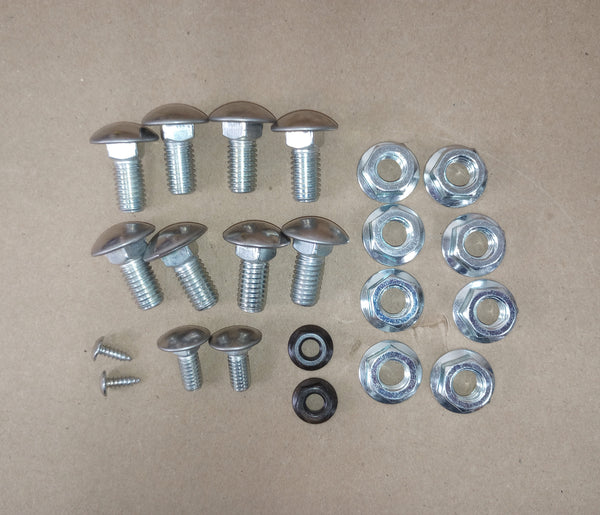 1965-1968 Mustang Bumper Bolt Kit, Front & Rear, 22 pcs