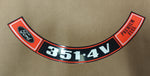 1970-1971 Mustang Air Cleaner Decal, 351-4V Premium Fuel