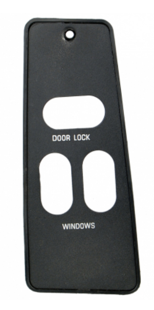 1987-1993 Mustang Window Switch Cover Plate, Coupe / Fastback, LH