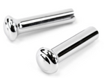 1968-1973 Mustang Door Lock Rod Knobs, Chrome