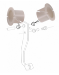 1965-1973 Mustang Brake & Clutch Pedal Support Bushings