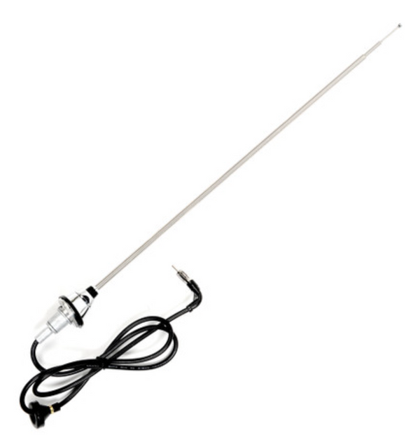 1965-1968 Mustang Radio Antenna, Round Base, Show Quality