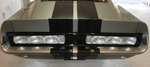 1967-1968 Mustang Spoilered Trunk Lid Kit, with Tail Light Caps, Fastback, DI, SMC