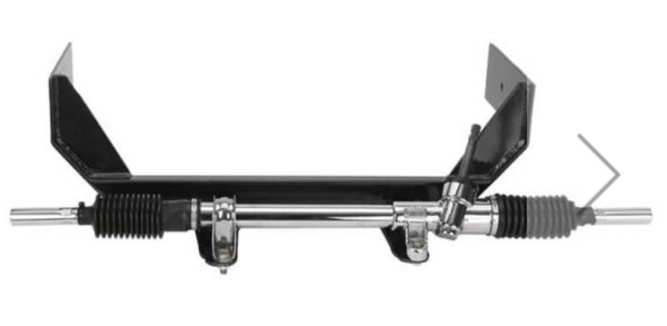 1965-1970 Mustang M/S Rack & Pinion Conversion Kit, with polished tilt column