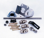 1965-1970 Mustang M/S Rack & Pinion Conversion Kit, with polished tilt column
