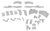 1969-1970 Mustang Full Body Bracket Kit, Fastback