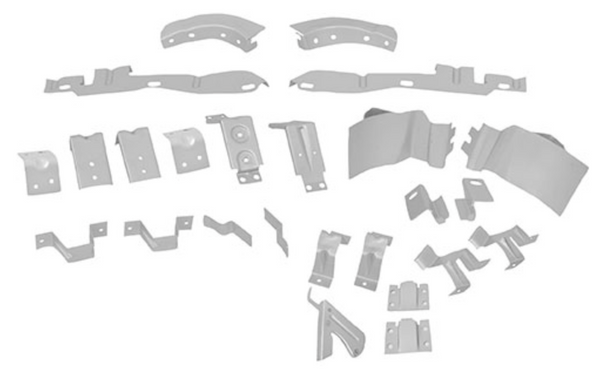 1969-1970 Mustang Full Body Bracket Kit, Fastback