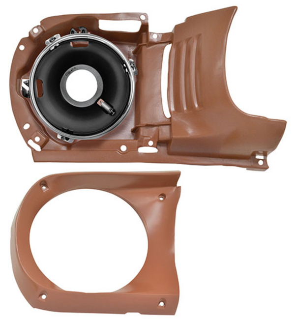 1965-1966 Mustang Dynacorn Headlight Assembly, Complete, RH