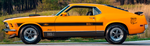 1970 Mustang Twister Special Stripe Kit, Black