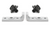 1965-1968 Mustang Quarter Window Inner Upper Stop Set.