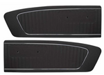 Black 1965 Mustang Standard Door Panels
