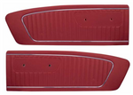 Red 1965 Mustang Standard Door Panels
