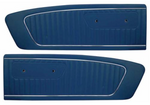 Blue 1965 Mustang Standard Door Panels