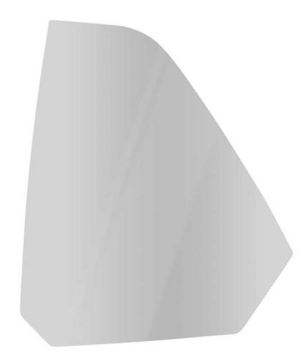 1969-1970 Mustang Quarter Window Glass, Fastback, Smoke, LH