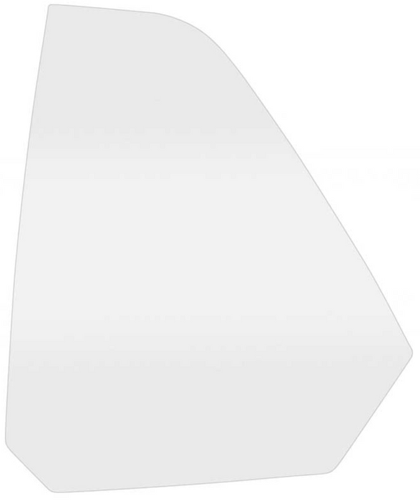 1969-1970 Mustang Quarter Window Glass, Fastback, Clear, LH
