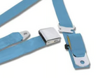 Light Blue 1964-1973 Mustang Shoulder Seat Belts, Pr.