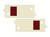 1967-1968 Mustang Deluxe Door Light Lens, Pr.