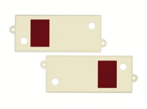 1967-1968 Mustang Deluxe Door Light Lens, Pr.