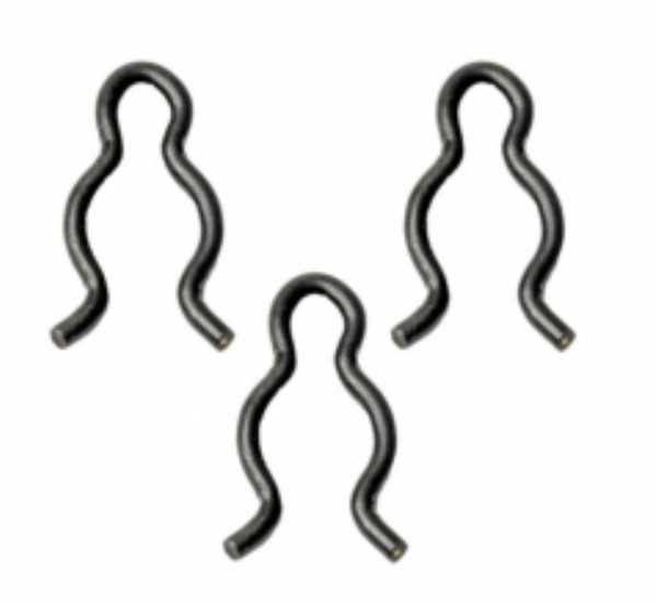 1965-1973 Mustang Parking Brake Cable Wire Clip Set, 3 pcs