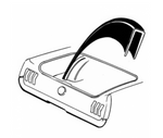 1965-1968 Mustang Trunk Wheel House Seal