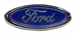 1983-1993 Mustang Rear Ford Oval Emblem - Dark Blue