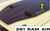 1971-1973 Mustang Ram Air Hood Decals, 351 Ram Air, Black - Pair