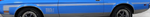Argent 1971-1973 Mustang Stripe Kit, Center Body