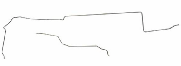 1969-1970 Mustang Pump to Tank Fuel Lines, V8, 3/8 inches, SS